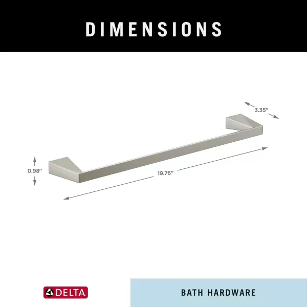 imageDelta 74318SS Trillian Towel Bar 18 inch StainlessStainless