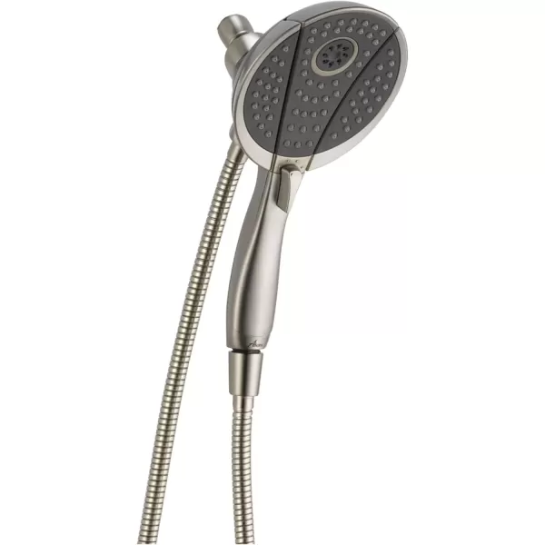 imageDelta Faucet 4Spray In2ition Dual Shower Head with Handheld Spray Brushed Nickel Shower Head with Hose Handheld Shower Heads Showerheads ampamp Handheld Showers Stainless 58467SSStainless
