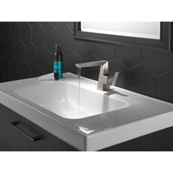 imageDelta Faucet 543SSPRMPUDST Trillian Lavatory Lumicoat Stainless