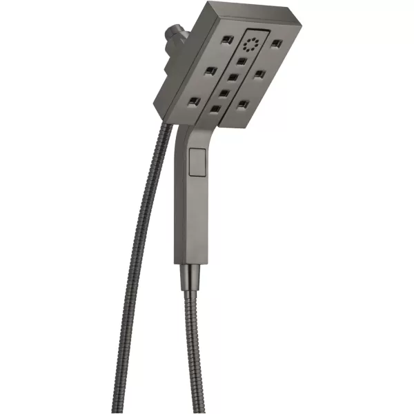 imageDelta Faucet 58473PR25 Universal Showering Combo 25 GPM Water Flow Lumicoat ChromeBlack Stainless