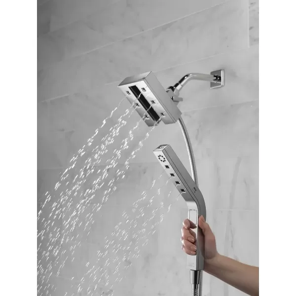 imageDelta Faucet 58473PR25 Universal Showering Combo 25 GPM Water Flow Lumicoat ChromeChrome
