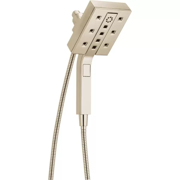 imageDelta Faucet 58473PR25 Universal Showering Combo 25 GPM Water Flow Lumicoat ChromePolished Nickel