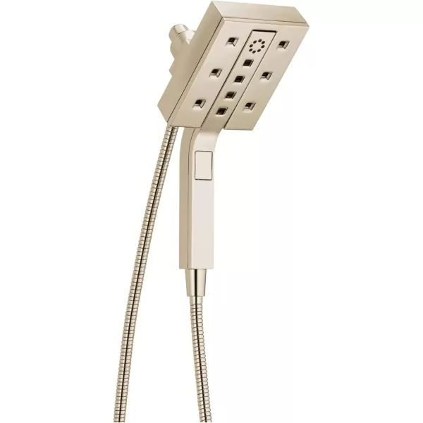 imageDelta Faucet 58473PR25 Universal Showering Combo 25 GPM Water Flow Lumicoat ChromePolished Nickel