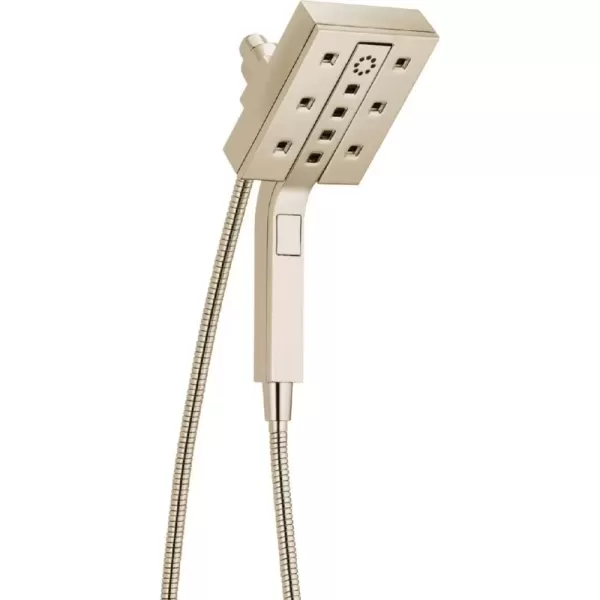 imageDelta Faucet 58473PR25 Universal Showering Combo 25 GPM Water Flow Lumicoat ChromePolished Nickel