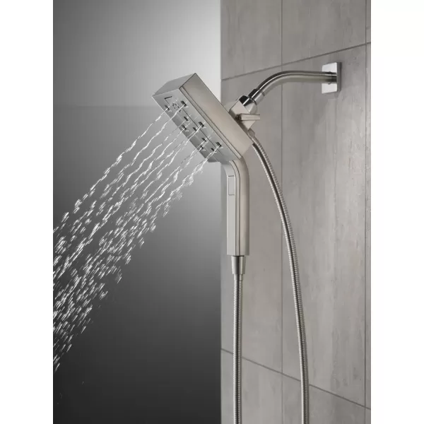 imageDelta Faucet 58473PR25 Universal Showering Combo 25 GPM Water Flow Lumicoat ChromeStainless