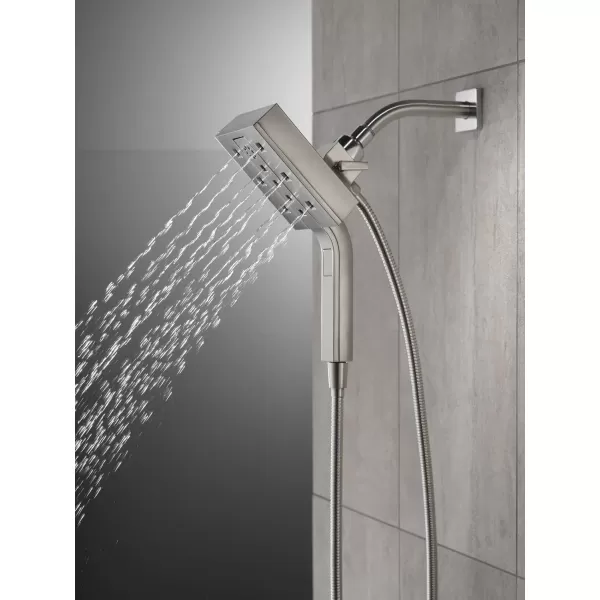 imageDelta Faucet 58473PR25 Universal Showering Combo 25 GPM Water Flow Lumicoat ChromeStainless
