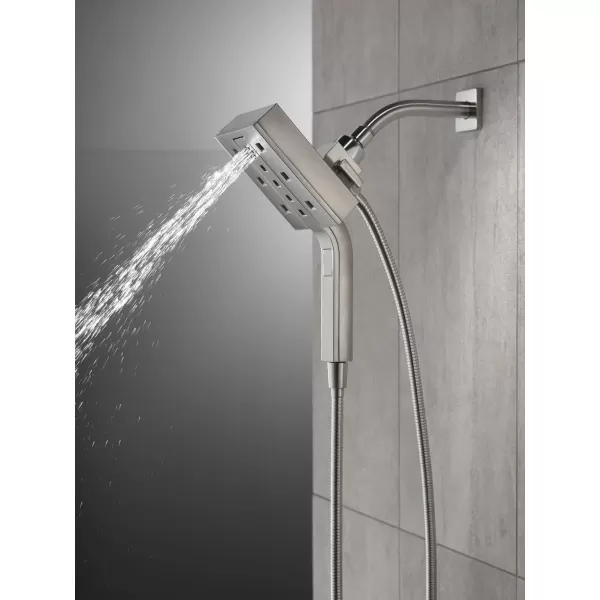 imageDelta Faucet 58473PR25 Universal Showering Combo 25 GPM Water Flow Lumicoat ChromeStainless