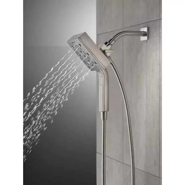 imageDelta Faucet 58473PR25 Universal Showering Combo 25 GPM Water Flow Lumicoat ChromeStainless