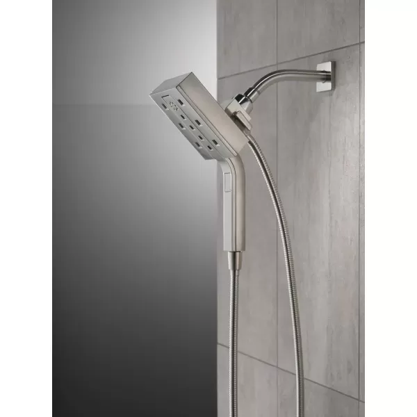 imageDelta Faucet 58473PR25 Universal Showering Combo 25 GPM Water Flow Lumicoat ChromeStainless