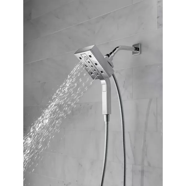 imageDelta Faucet 58473PR25 Universal Showering Combo 25 GPM Water Flow Lumicoat ChromeVenetian Bronze