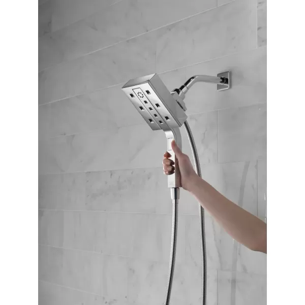 imageDelta Faucet 58473PR25 Universal Showering Combo 25 GPM Water Flow Lumicoat ChromeVenetian Bronze