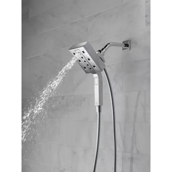 imageDelta Faucet 58473PR25 Universal Showering Combo 25 GPM Water Flow Lumicoat ChromeVenetian Bronze