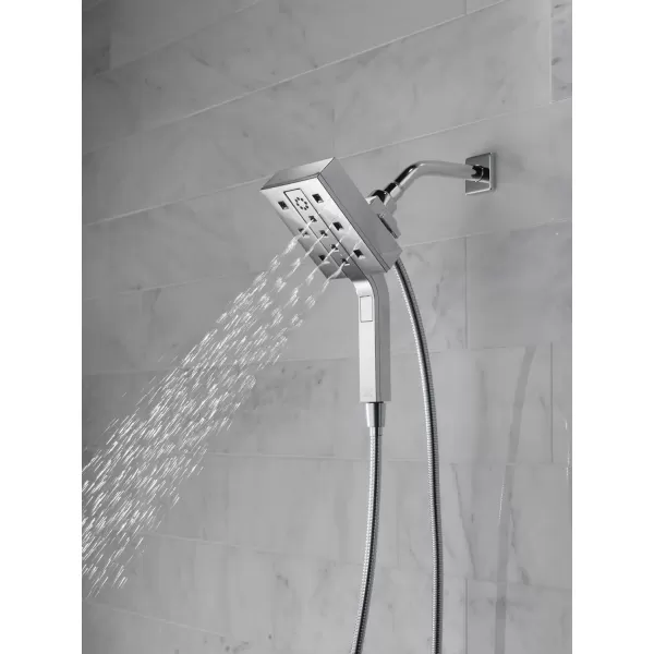 imageDelta Faucet 58473PR25 Universal Showering Combo 25 GPM Water Flow Lumicoat ChromeVenetian Bronze