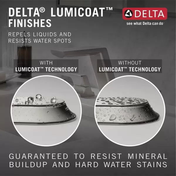 imageDelta Faucet 599SSPRLPUDST Pivotal Bar Faucet Lumicoat Stainless