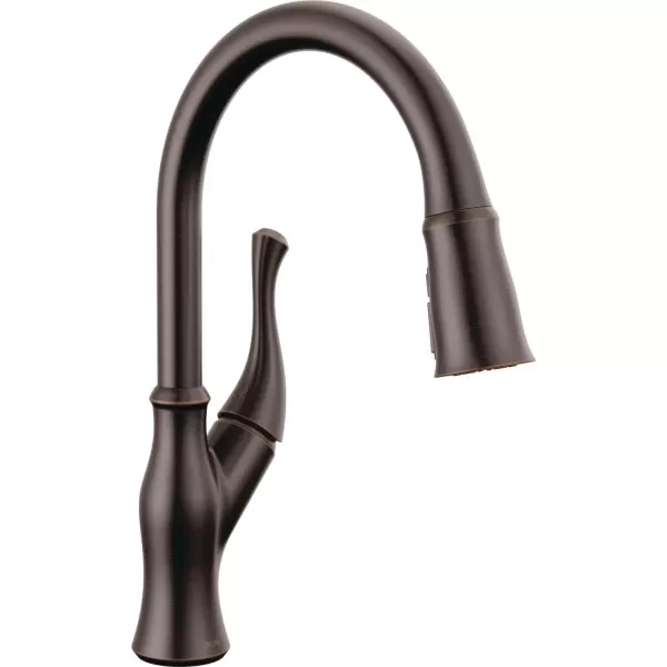 imageDelta Faucet Ophelia Brushed Nickel Faucet with Pull Down Sprayer for Kitchen Sink Magnetic Docking SpotShield Stainless 19888TZSPDSTVenetian Bronze