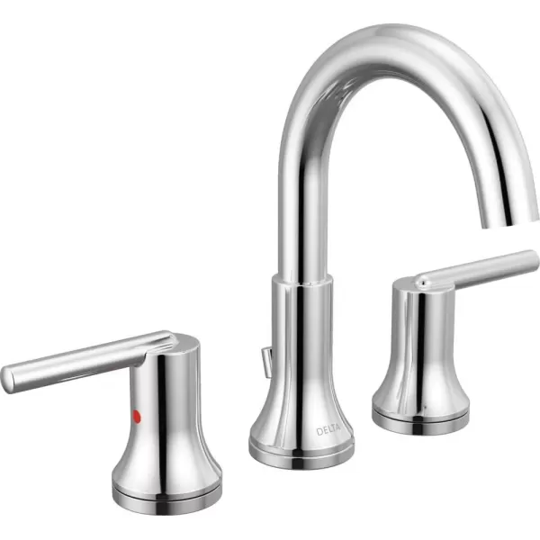 imageDelta Faucet Trinsic Pull Down Bathroom Faucet Bathroom Pull Out Faucet Black Widespread Bathroom Faucet 3 Hole Pull Down Sprayer Bathroom Sink Faucet Magnetic Docking Matte Black 3559BLPDDSTChrome