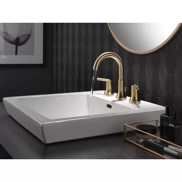 imageDelta Faucet Trinsic Pull Down Bathroom Faucet Bathroom Pull Out Faucet Black Widespread Bathroom Faucet 3 Hole Pull Down Sprayer Bathroom Sink Faucet Magnetic Docking Matte Black 3559BLPDDSTChampagne Bronze