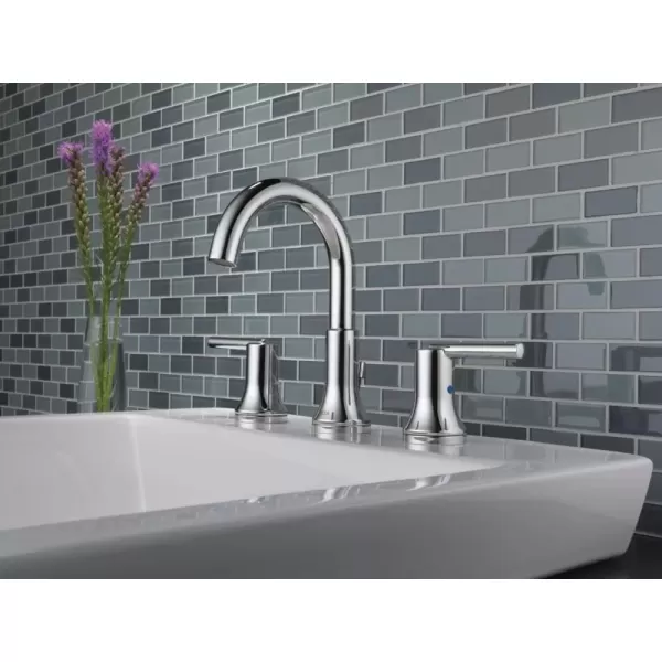 imageDelta Faucet Trinsic Pull Down Bathroom Faucet Bathroom Pull Out Faucet Black Widespread Bathroom Faucet 3 Hole Pull Down Sprayer Bathroom Sink Faucet Magnetic Docking Matte Black 3559BLPDDSTChrome