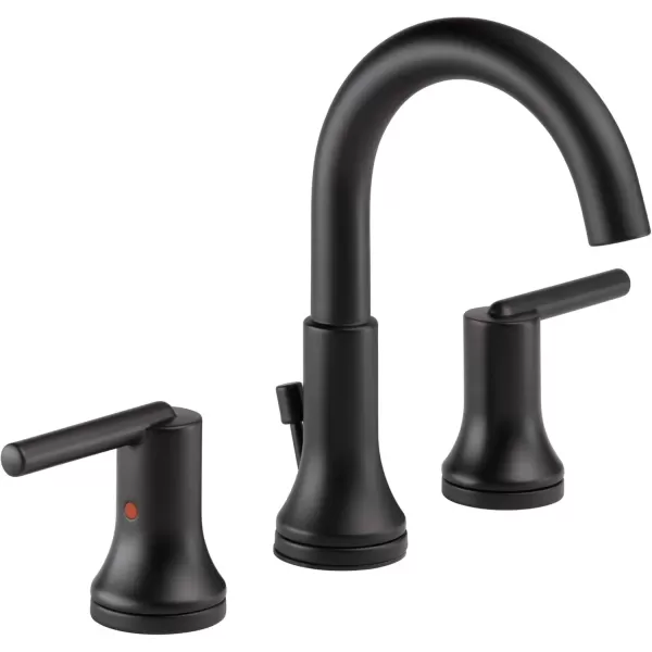 imageDelta Faucet Trinsic Pull Down Bathroom Faucet Bathroom Pull Out Faucet Black Widespread Bathroom Faucet 3 Hole Pull Down Sprayer Bathroom Sink Faucet Magnetic Docking Matte Black 3559BLPDDSTMatte Black