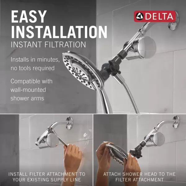 imageClarifi Shower Filter Attachment with 4Setting In2itionChrome
