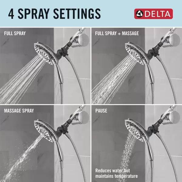 imageClarifi Shower Filter Attachment with 4Setting In2itionChrome