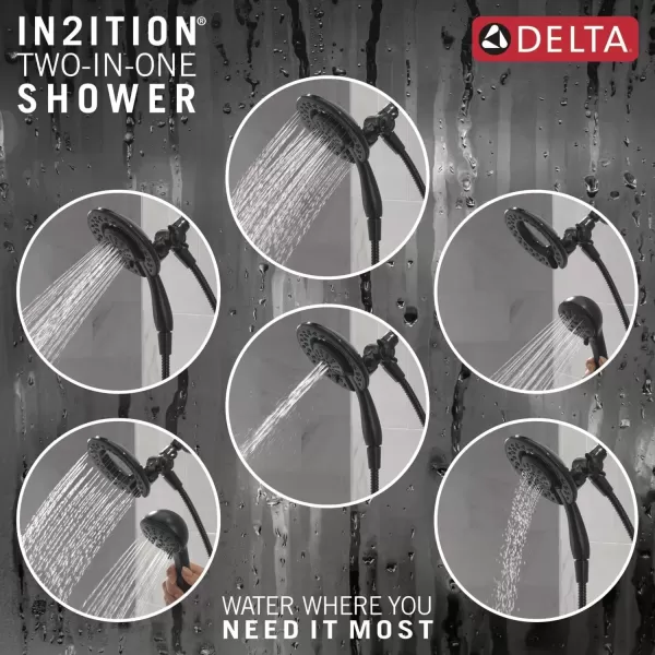 imageClarifi Shower Filter Attachment with 4Setting In2itionMatte Black