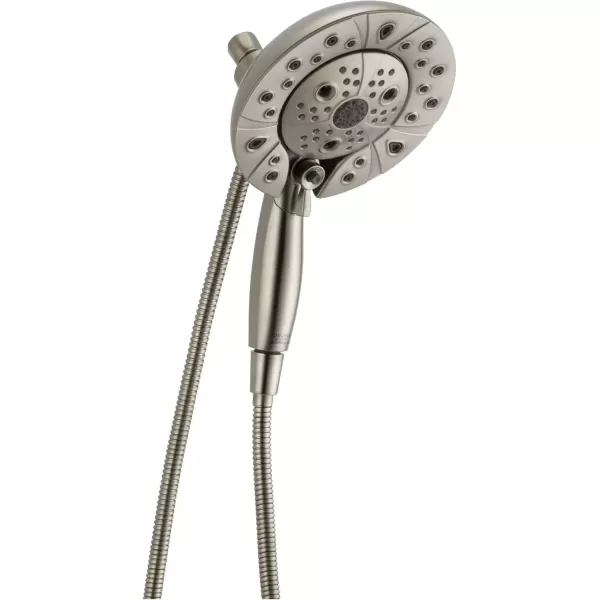 imageDelta Faucet 5Spray In2ition Dual Shower Head with Handheld Spray H2Okinetic Gold Shower Head with Hose Showerheads Handheld Shower Heads Magnetic Docking Champagne Bronze 58480CZPKStainless