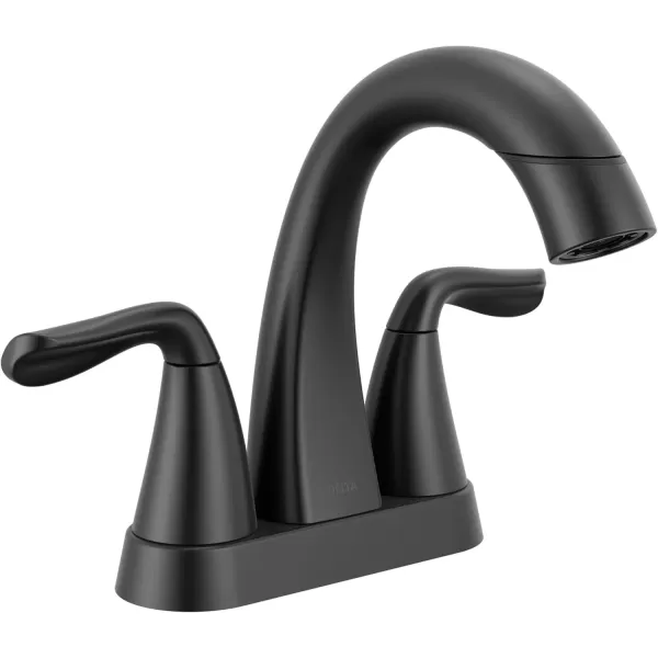 imageDelta Faucet Arvo PullDown Centerset Bathroom Faucet Gold Bathroom Sink Faucet Bathroom Faucet with Pull Out Sprayer 3Hole Bathroom Faucet Champagne Bronze 25840LFCZPDMatte Black