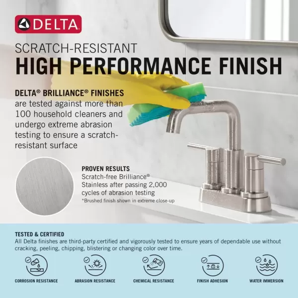 imageDelta Faucet Arvo PullDown Centerset Bathroom Faucet Gold Bathroom Sink Faucet Bathroom Faucet with Pull Out Sprayer 3Hole Bathroom Faucet Champagne Bronze 25840LFCZPDChampagne Bronze