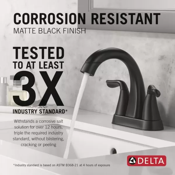 imageDelta Faucet Arvo PullDown Centerset Bathroom Faucet Gold Bathroom Sink Faucet Bathroom Faucet with Pull Out Sprayer 3Hole Bathroom Faucet Champagne Bronze 25840LFCZPDMatte Black