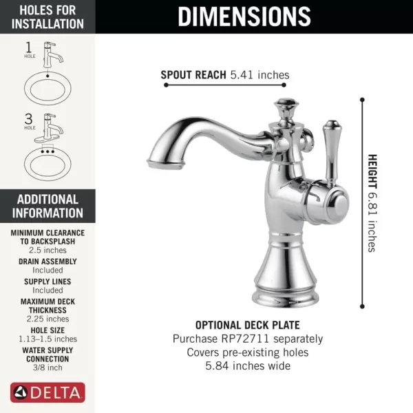 imageDelta Faucet Cassidy Pull Down Bathroom Faucet Bathroom Pull Out Faucet Oil Rubbed Bronze Single Hole Bathroom Faucet Bathroom Sink Faucet with Magnetic Docking Venetian Bronze 597RBPDDSTChrome
