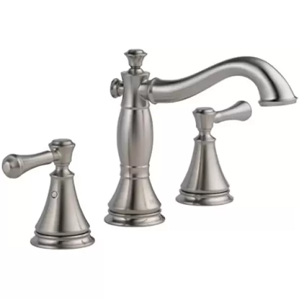 imageDelta Faucet Cassidy Pull Down Bathroom Faucet Brushed Nickel Widespread Bathroom Faucet 3 Hole Bathroom Sink Faucet with Magnetic Docking Stainless 3597SSPDDSTStainless