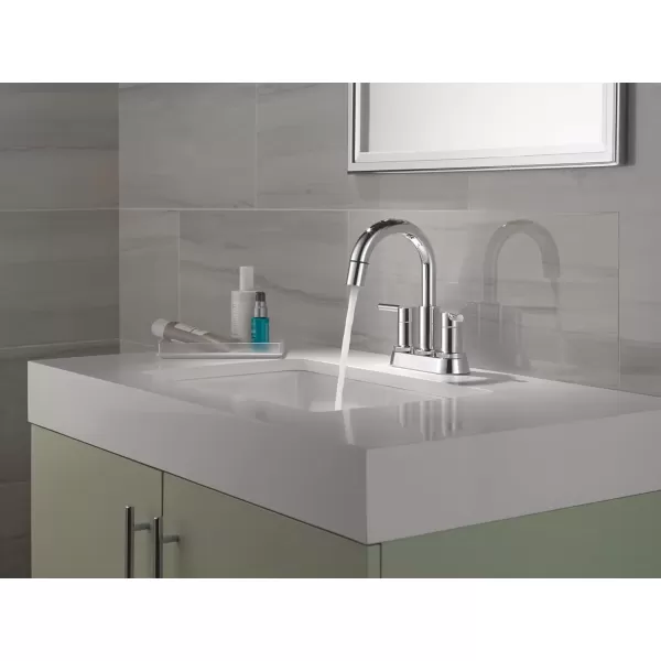 imageDelta Faucet Nicoli Centerset Bathroom Faucet Black and Gold 2Handle Bathroom Faucet Delta Bathroom Sink Faucet Black 3Hole Bathroom Faucet Matte BlackChampagne Bronze 25749LFGZChrome