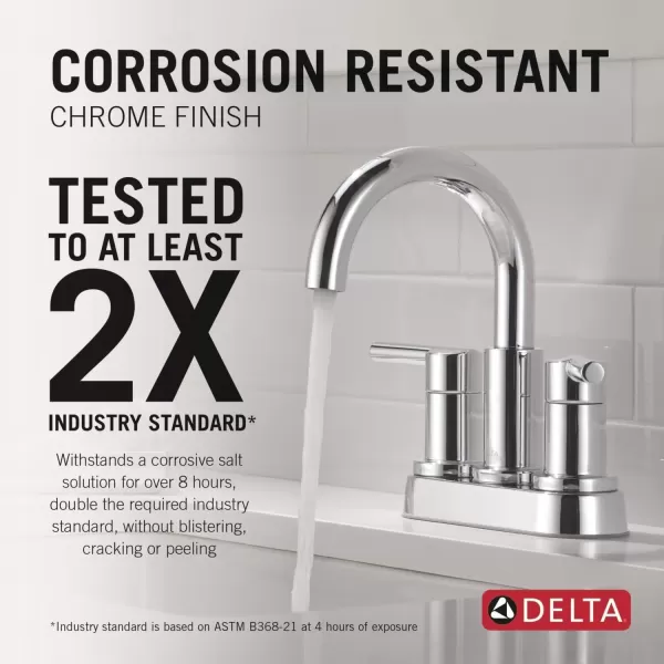 imageDelta Faucet Nicoli Centerset Bathroom Faucet Black and Gold 2Handle Bathroom Faucet Delta Bathroom Sink Faucet Black 3Hole Bathroom Faucet Matte BlackChampagne Bronze 25749LFGZChrome