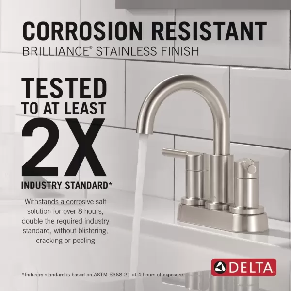 imageDelta Faucet Nicoli Centerset Bathroom Faucet Black and Gold 2Handle Bathroom Faucet Delta Bathroom Sink Faucet Black 3Hole Bathroom Faucet Matte BlackChampagne Bronze 25749LFGZStainless