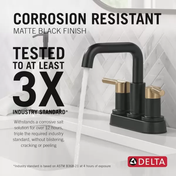 imageDelta Faucet Nicoli Centerset Bathroom Faucet Brushed Nickel 2Handle Bathroom Faucet Delta Bathroom Sink Faucet Brushed Nickel 3Hole Bathroom Faucet Stainless 25849LFSSMatte BlackChampagne Bronze