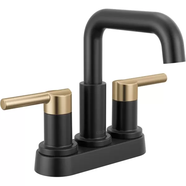imageDelta Faucet Nicoli Centerset Bathroom Faucet Brushed Nickel 2Handle Bathroom Faucet Delta Bathroom Sink Faucet Brushed Nickel 3Hole Bathroom Faucet Stainless 25849LFSSMatte BlackChampagne Bronze