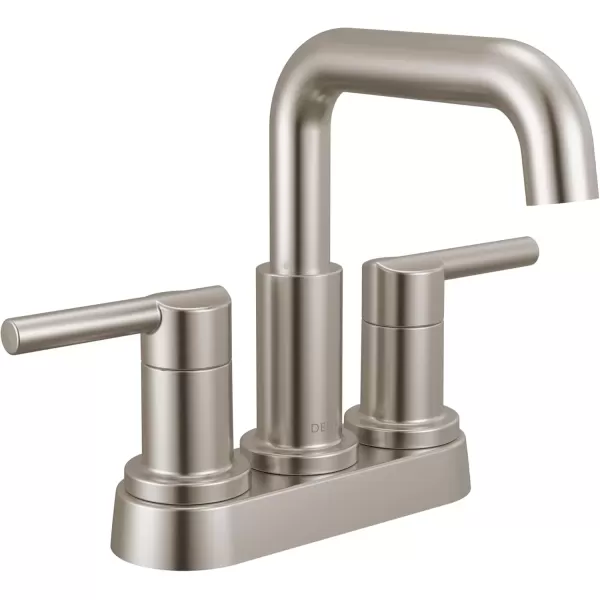 imageDelta Faucet Nicoli Centerset Bathroom Faucet Brushed Nickel 2Handle Bathroom Faucet Delta Bathroom Sink Faucet Brushed Nickel 3Hole Bathroom Faucet Stainless 25849LFSSStainless
