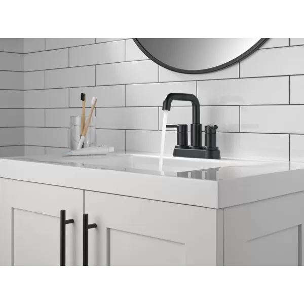 imageDelta Faucet Nicoli Centerset Bathroom Faucet Brushed Nickel 2Handle Bathroom Faucet Delta Bathroom Sink Faucet Brushed Nickel 3Hole Bathroom Faucet Stainless 25849LFSSMatte Black