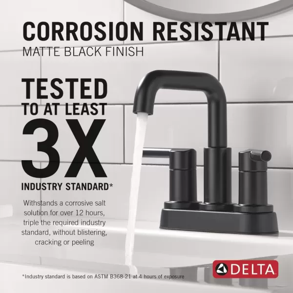 imageDelta Faucet Nicoli Centerset Bathroom Faucet Brushed Nickel 2Handle Bathroom Faucet Delta Bathroom Sink Faucet Brushed Nickel 3Hole Bathroom Faucet Stainless 25849LFSSMatte Black