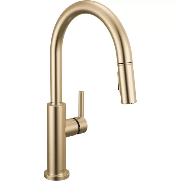 imageDelta Faucet Nicoli Kitchen Faucet with Pull Down Sprayer Champagne Gold Kitchen Sink Faucet Modern Kitchen Faucet Kitchen Faucet Sprayer Single Hole Kitchen Faucet Champagne Bronze 19867LFCZChampagne Bronze