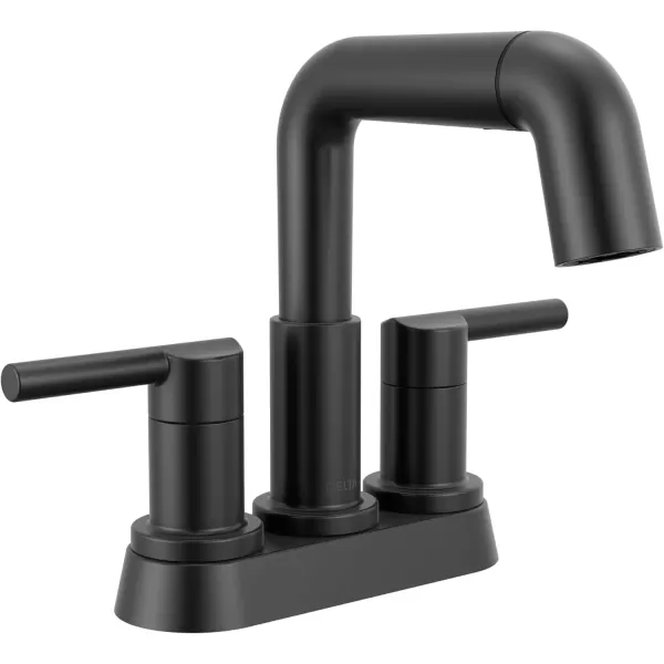 imageDelta Faucet Nicoli PullDown Centerset Bathroom Faucet Chrome Bathroom Sink Faucet Bathroom Faucet with Pull Out Sprayer 3Hole Bathroom Faucet Chrome 25849LFPDMatte Black