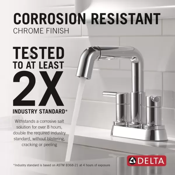 imageDelta Faucet Nicoli PullDown Centerset Bathroom Faucet Chrome Bathroom Sink Faucet Bathroom Faucet with Pull Out Sprayer 3Hole Bathroom Faucet Chrome 25849LFPDChrome