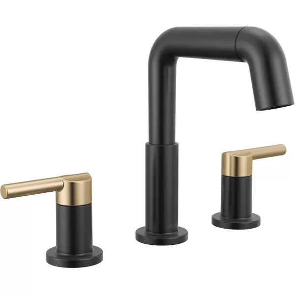 imageDelta Faucet Nicoli PullDown Widespread Bathroom Faucet Gold Bathroom Sink Faucet Bathroom Faucet with Pull Out Sprayer 3Hole Bathroom Faucet Champagne Bronze 35849LFCZPDMatte BlackChampagne Bronze