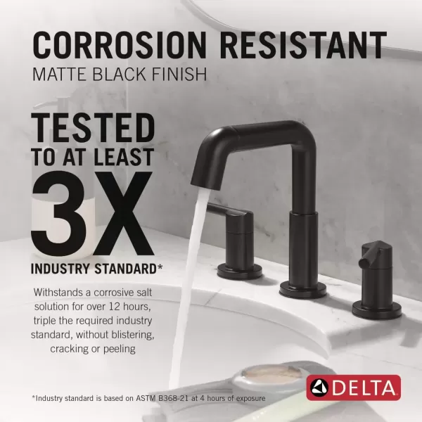 imageDelta Faucet Nicoli PullDown Widespread Bathroom Faucet Gold Bathroom Sink Faucet Bathroom Faucet with Pull Out Sprayer 3Hole Bathroom Faucet Champagne Bronze 35849LFCZPDMatte Black