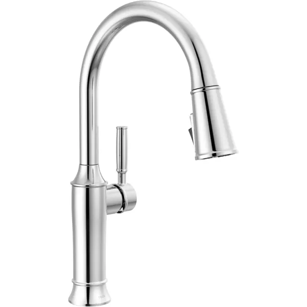 imageDelta Faucet Renaldi Touchless Kitchen Faucet with Touch Technology Matte Black Kitchen Sink Faucet Delta ProClean Kitchen Faucet Pull Down Kitchen Faucet Matte Black 9184TLBLDSTChrome