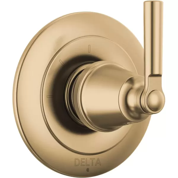 imageDelta Faucet Saylor Gold 3Setting Shower Handle Diverter Trim Kit Diverter Valve Trim Kit Shower Diverter Kit Champagne Bronze T11835CZ Valve Not IncludedChampagne Bronze