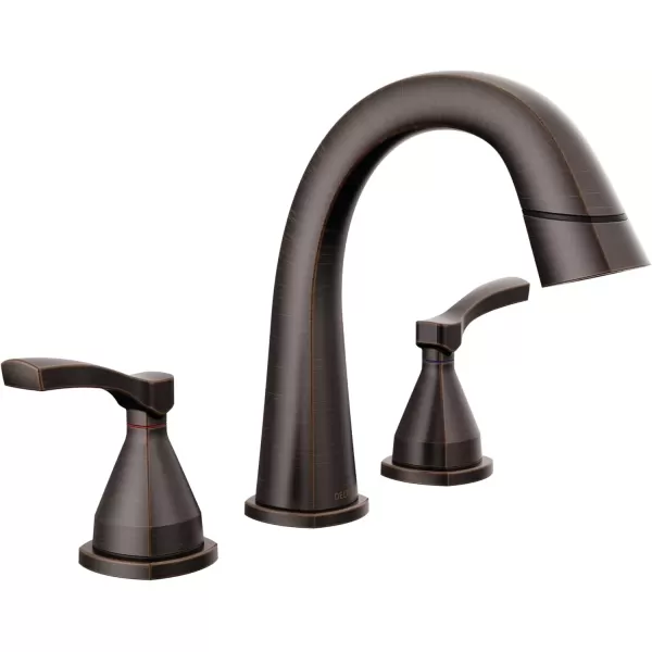 imageDelta Faucet Stryke Pull Down Bathroom Faucet Bathroom Pull Out Faucet Oil Rubbed Bronze Widespread Bathroom Faucet 3 Hole Pull Down Bathroom Sink Faucet Magnetic Venetian Bronze 335775RBPDDST
