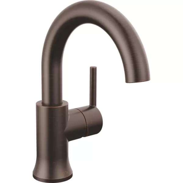 imageDelta Faucet Trinsic Pull Down Bathroom Faucet Bathroom Pull Out Faucet Black Single Hole Bathroom Faucet with Pull Down Sprayer Bathroom Sink Faucet Magnetic Docking Matte Black 559HARBLPDDSTVenetian Bronze