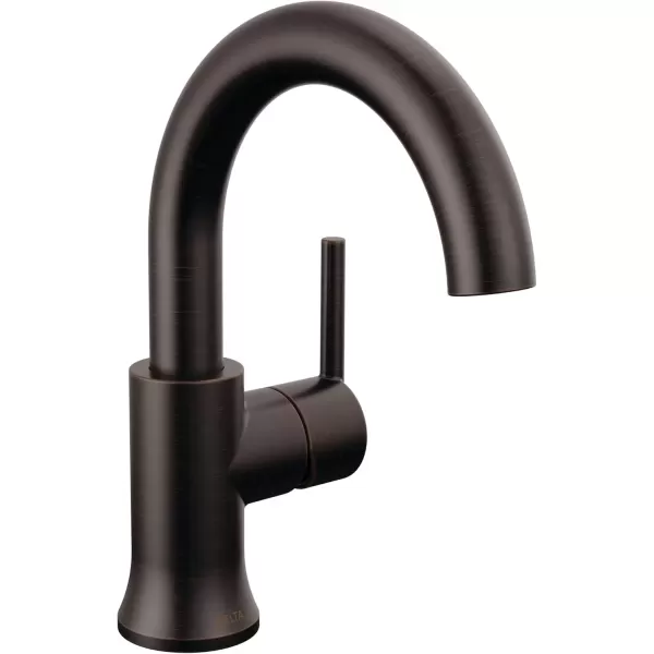 imageDelta Faucet Trinsic Pull Down Bathroom Faucet Bathroom Pull Out Faucet Black Single Hole Bathroom Faucet with Pull Down Sprayer Bathroom Sink Faucet Magnetic Docking Matte Black 559HARBLPDDSTVenetian Bronze